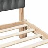 vidaXL Struttura del letto Grigio scuro 140 x 190 cm Pino massello