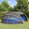 vidaXL Tenda da piscina a cupola Trasparente 640 x 432 x 205 cm