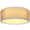 vidaXL Lampada da soffitto Grigio 30 x 13.5 cm Tessuto