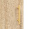 vidaXL Credenza Rovere Sonoma 34,5x34x90 cm in Legno Multistrato