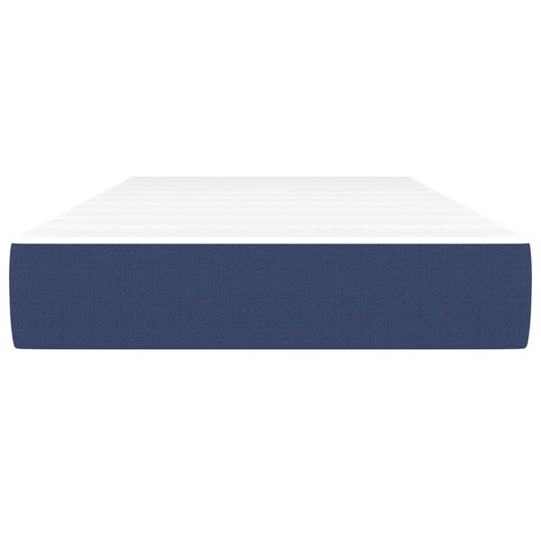vidaXL Materasso a Molle Insacchettate Blu 80x200x20 cm in Tessuto