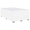 vidaXL Struttura del letto Bianco 120 x 190 cm Tessuto