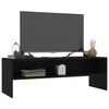 vidaXL Mobile Porta TV Nero 120x40x40 cm in Legno Multistrato