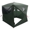 vidaXL Tenda da Caccia con tetto Verde militare 143 x 143 x 165 cm