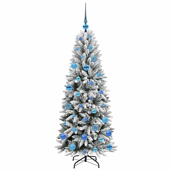 vidaXL Albero di Natale artificiale Bianco 63 x 63 x 150 cm