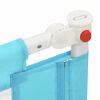 vidaXL Sponda Letto di Sicurezza per Bambini Blu 120x25 cm in Tessuto