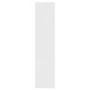 vidaXL Scarpiera Bianco Lucido 63x24x103 cm in Legno Multistrato