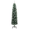 vidaXL Albero di Natale artificiale con 300 LED Verde 180 cm
