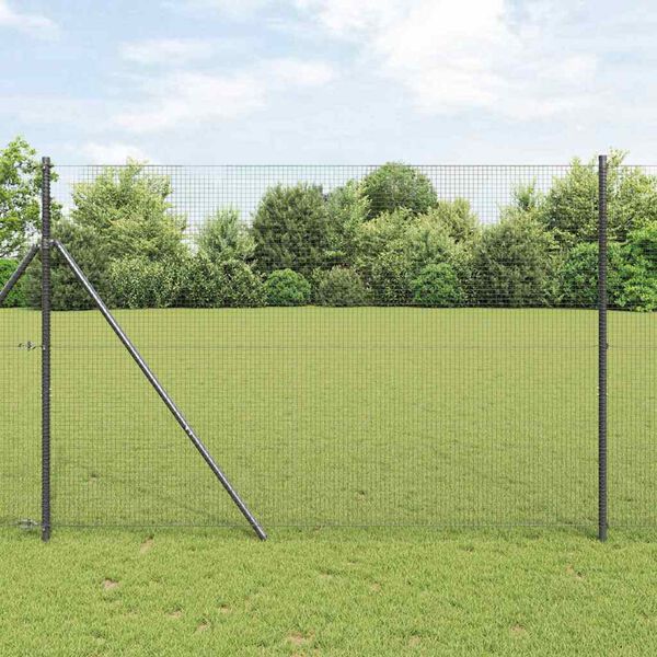 vidaXL Palo della recinzione Grigio 50 x 1,4 m (rete 19 x 19 mm)