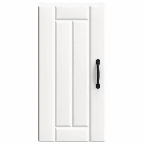 vidaXL Pensile da Cucina Lucca Bianco in Legno Multistrato