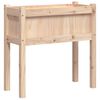 vidaXL Fioriera da Giardino con Gambe 70x31x70 cm Legno Massello Pino