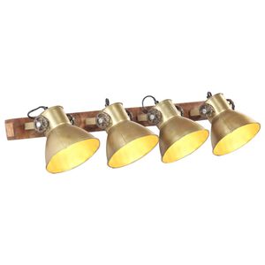 vidaXL Lampada da Parete Stile Industriale Ottone 90x25 cm E27