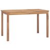 vidaXL Tavolo da Pranzo per Giardino 120x70x77 cm in Massello di Teak