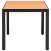 vidaXL Set da Pranzo da Giardino 5 pz Nero e Marrone