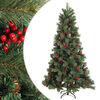 vidaXL Albero di Natale Artificiale con Rami Pieghevoli 150 cm