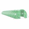 vidaXL Serra con Telaio in Acciaio Verde 60 m&sup2; 20x3x2 m