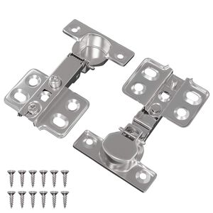 vidaXL Cerniera 2 pz Nichel 85 x 52,5 x 9,5 mm Ferro