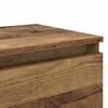 vidaXL Armadio da Notte con cassetto Legno vecchio 40 x 35 x 50 cm