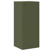 vidaXL Armadio per File con cassetto Verde oliva 45,5 x 42 x 106,5 cm