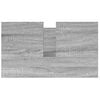 vidaXL Mobile Lavabo da Bagno con Cassetti Grigio Sonoma 60x34,5x60 cm