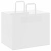 vidaXL Sacchetti di Carta 50 pz con Manici Bianchi 32x22x24 cm