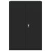 vidaXL Armadio Classificatore Nero 90x40x180 cm in Acciaio