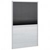 vidaXL Finestra per Insetti Finestra Plisse 160x80 cm con Ombra