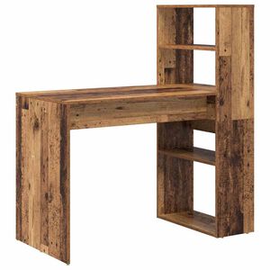 vidaXL Scrivania Legno vecchio 113 x 54 x 120 cm Legno multistrato
