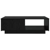 vidaXL Tavolino da salotto con cassetto Rovere Nero 95 x 55 x 31 cm
