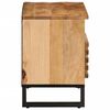 vidaXL Mobile Porta TV 80x34x46 cm in Legno Massello di Mango Grezzo