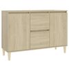 vidaXL Credenza Rovere Sonoma 101x35x70 cm in Legno Multistrato