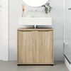 vidaXL Mobile per lavabo da bagno Rovere Sonoma 60 x 30 x 60 cm