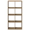 vidaXL Libreria Divisorio Rovere Artigianale 69,5x29x137,5 Truciolato