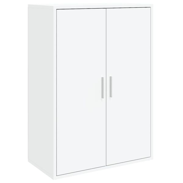 vidaXL Credenze 2 pz Bianche 60x31x84 cm in Legno Multistrato
