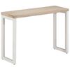 vidaXL Tavolo Consolle Marrone 110x35x76 cm Massello Mango e Ferro