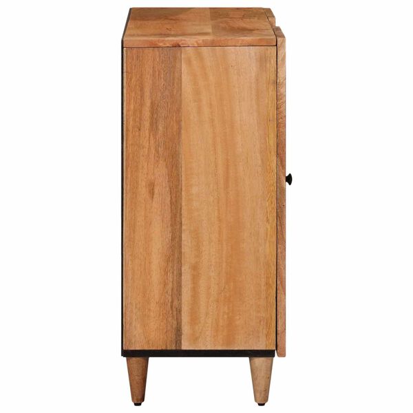vidaXL Credenza Naturale 90 x 33,5 x 75 cm Legno di mango massello