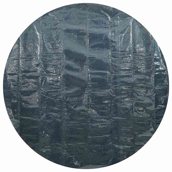 vidaXL Pellicola Galleggiante Solare PE per Piscina 417 cm Nero e Blu