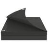 vidaXL Telo con Occhielli Grigio Antracite 4 x 4 m 90 gsm PE