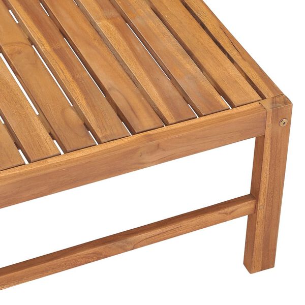 vidaXL Tavolino da Giardino 63x63x30 cm in Massello di Teak