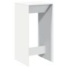 vidaXL Tavolo da Bar Bianco 51x50x103,5 cm in Truciolato