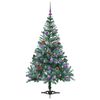 vidaXL Albero di Natale artificiale Verde 150 cm PVC e Acciaio