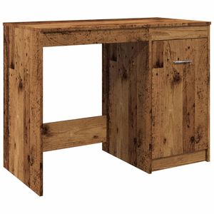 vidaXL Scrivania Legno Antico 100x50x76 cm in Legno Multistrato