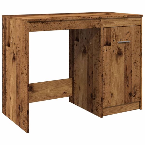 vidaXL Scrivania Legno Antico 100x50x76 cm in Legno Multistrato
