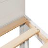 vidaXL Giroletto senza Materasso Bianco 160x200 cm Legno Massello Pino