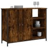 vidaXL Credenza Rovere Fumo 100x33x75 cm in Legno Multistrato