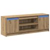 vidaXL Unit&agrave; TV 139,5 x 34 x 50 cm Marrone Legno ingegnerizzato