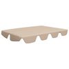 vidaXL Baldacchino per Dondolo Giardino Beige 150/130x105/70 cm