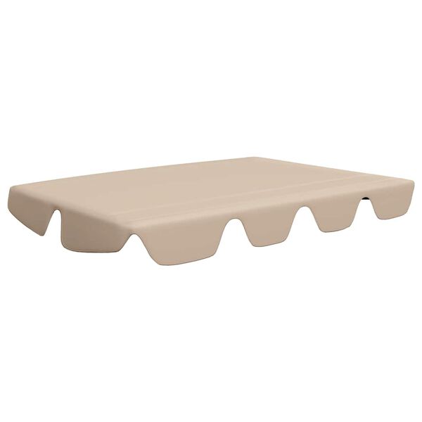 vidaXL Baldacchino per Dondolo Giardino Beige 150/130x105/70 cm