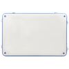 vidaXL Tappeto Galleggiante Gonfiabile Blu e Bianco 300x150x15 cm