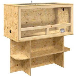 vidaXL Terrario Marrone 100 x 50 x 100 cm OSB